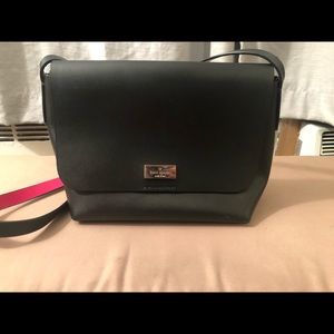 Kate Spade black/hot pink crossbody